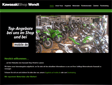 Tablet Screenshot of kawasakishop-wendt.de